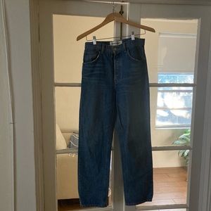 Reformation Cynthia High Rise Jean, Size 27